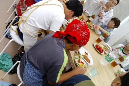 那珂市更女会で茨城学園との交流会を行いました